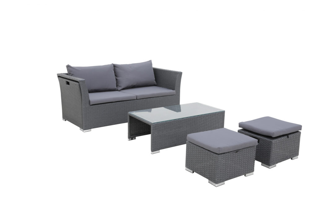 Opbergboxspring Rondo Velvet Antraciet 140x200 - Afbeelding 9