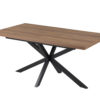 Uitschuifbare tafel 'Kos' 160-200 cm Donkerbruin (2c) - Afbeelding 9