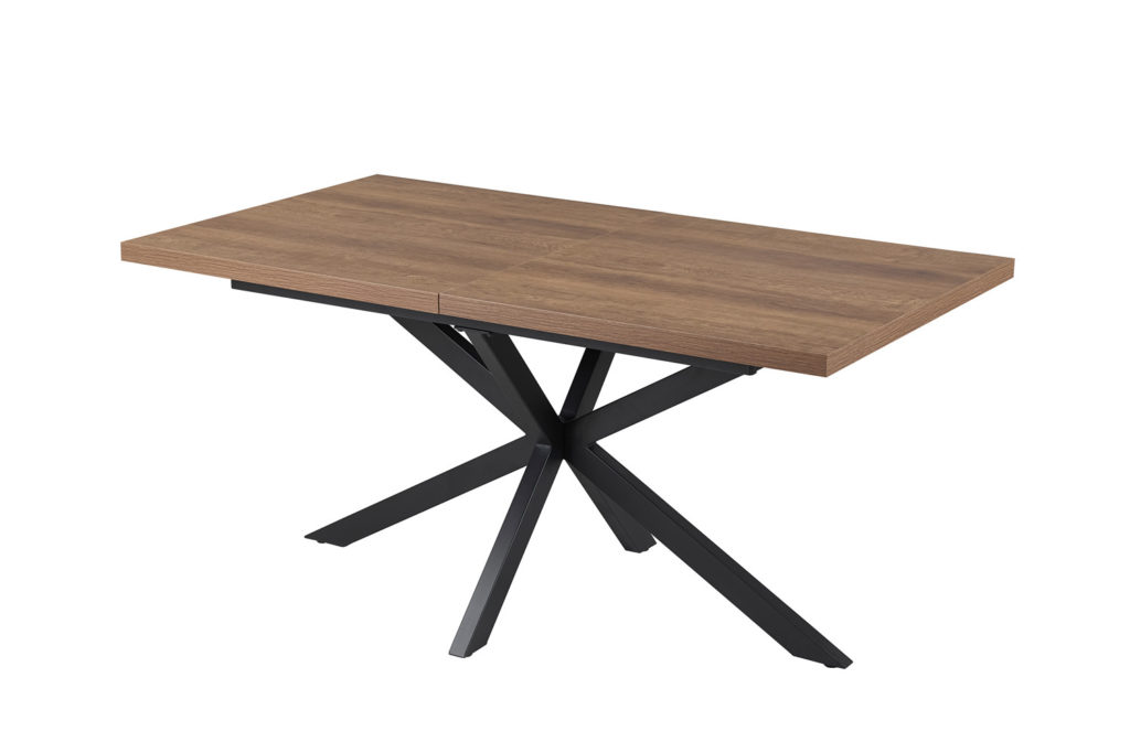 Uitschuifbare tafel 'Kos' 160-200 cm Donkerbruin (2c) - Afbeelding 9