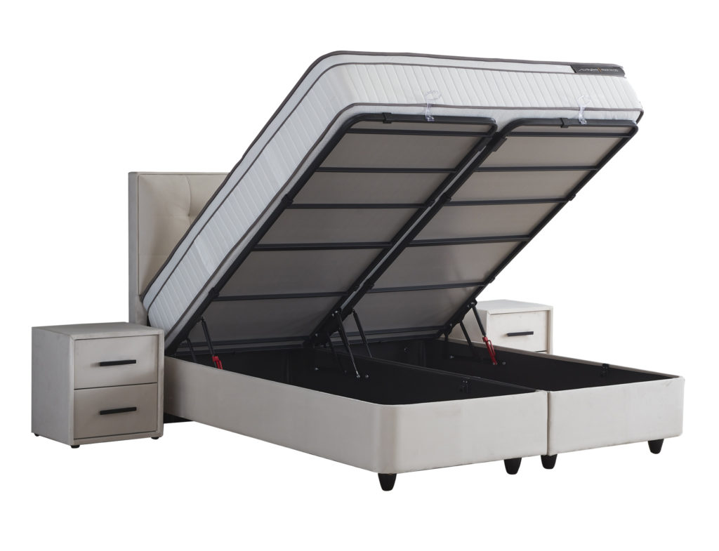 Opbergboxspring Modebedd Beige 180x200 - Afbeelding 10