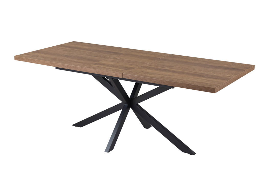 Uitschuifbare tafel 'Kos' 160-200 cm Donkerbruin (2c) - Afbeelding 10