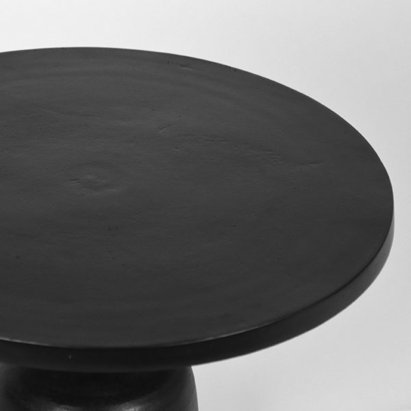 LABEL51 Bijzettafel Wink - Zwart - Metaal - 50 cm - Afbeelding 2