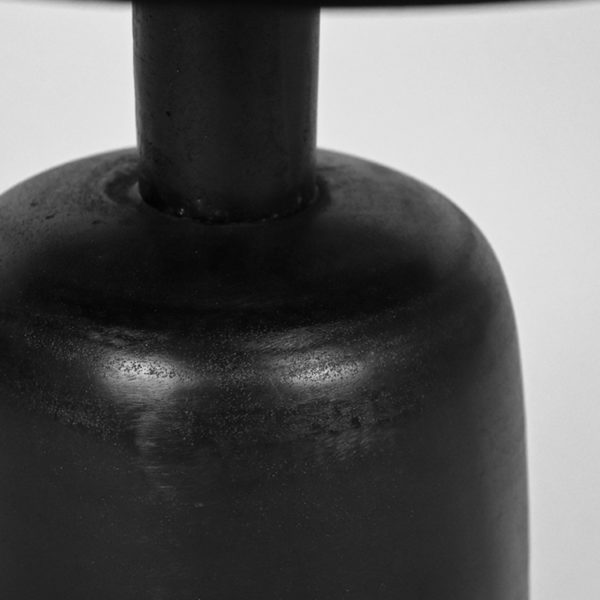 LABEL51 Bijzettafel Wink - Zwart - Metaal - 50 cm - Afbeelding 3