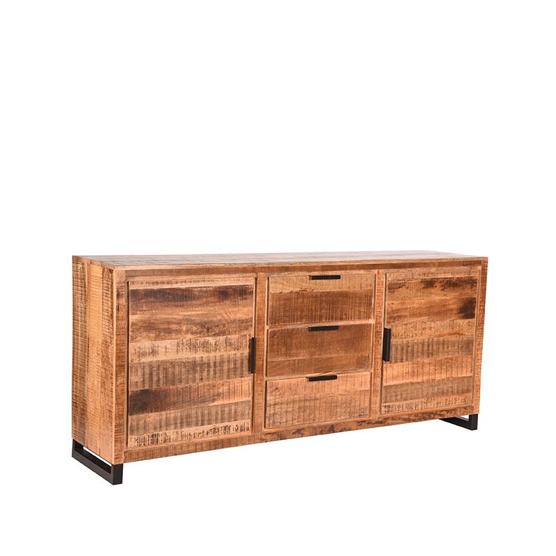 Het Steigerhouthuis LABEL51 Dressoir Glasgow - Rough - Mangohout - Dressoir