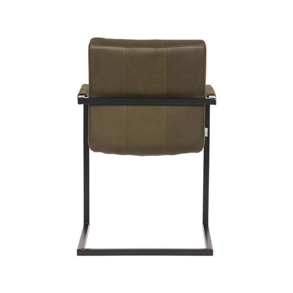 LABEL51 Eetkamerstoel Denmark - Army green - Microfiber - Afbeelding 4