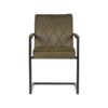 LABEL51 Eetkamerstoel Denmark - Army green - Microfiber - Afbeelding 2