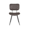 LABEL51 Eetkamerstoel Gus - Antraciet - Microfiber - Afbeelding 2