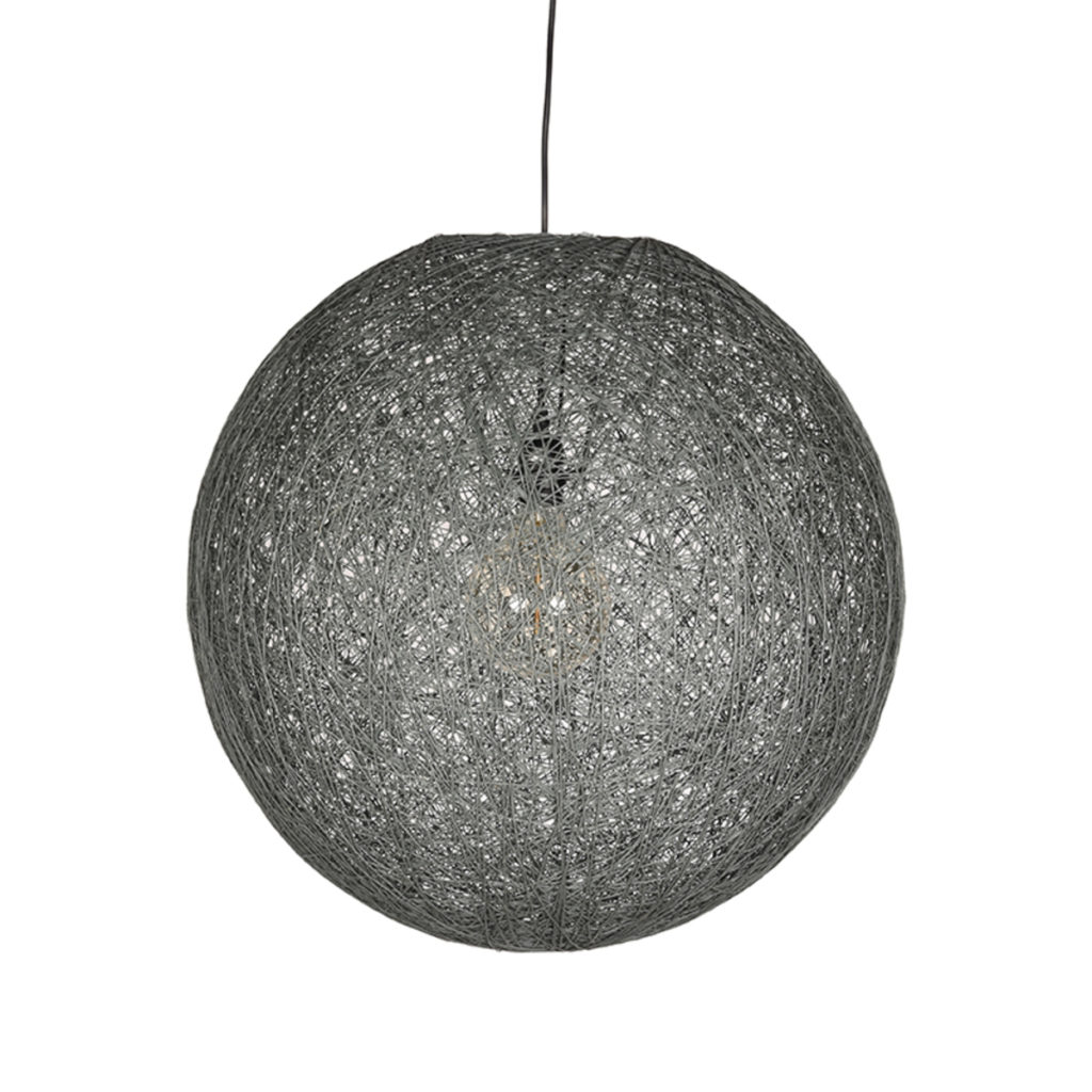 LABEL51 Hanglamp Twist - Grijs - Vlas - XL - Afbeelding 2