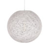 LABEL51 Hanglamp Twist - Wit - Vlas - XL