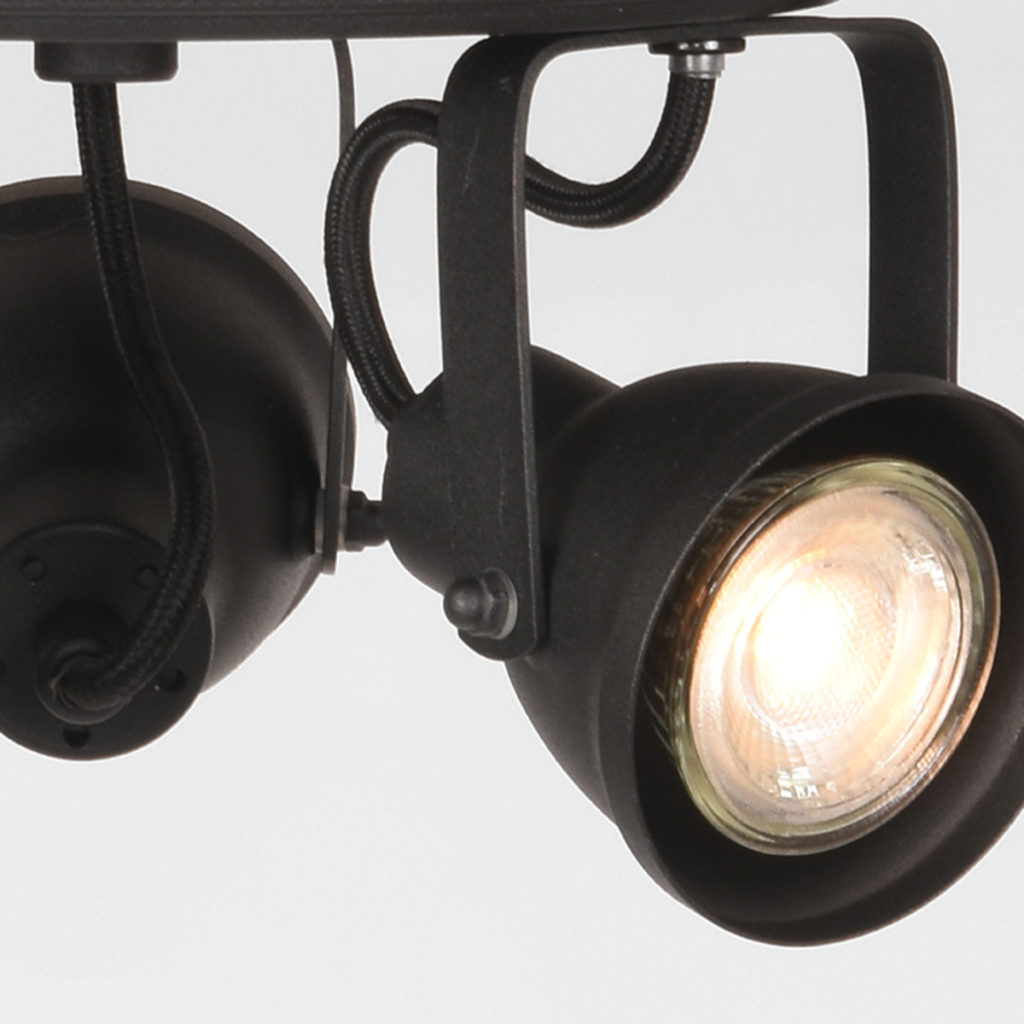 LABEL51 Spot Max led - Zwart - Metaal - 3 Lichts - Afbeelding 4