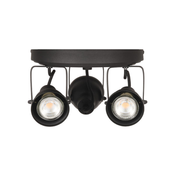 LABEL51 Spot Max led - Zwart - Metaal - 3 Lichts - Afbeelding 3