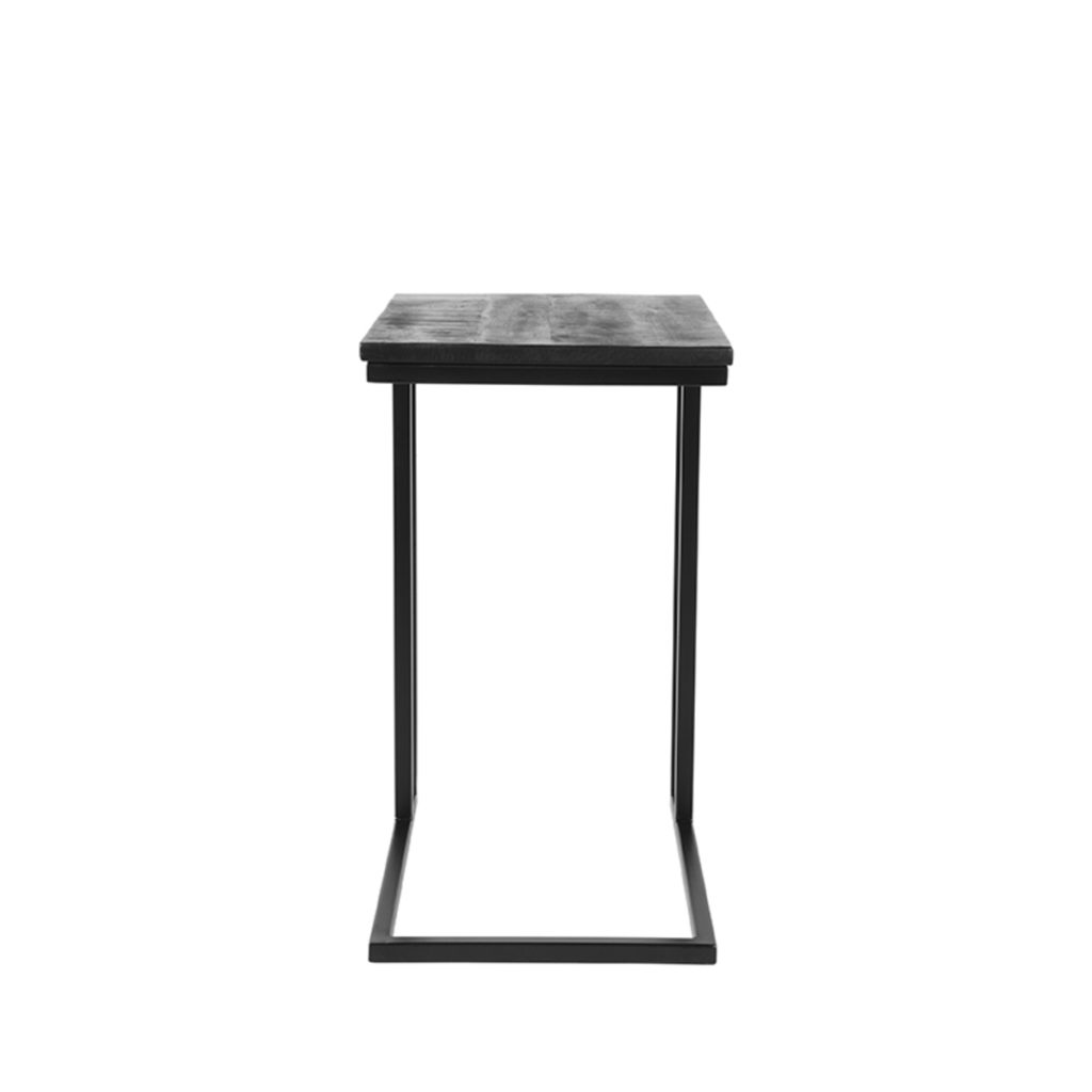 LABEL51 Bijzettafel Move - Zwart - Mangohout - Afbeelding 5