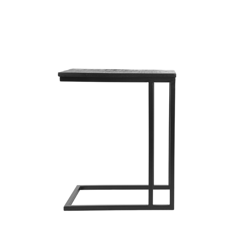 LABEL51 Bijzettafel Move - Zwart - Mangohout - Afbeelding 3