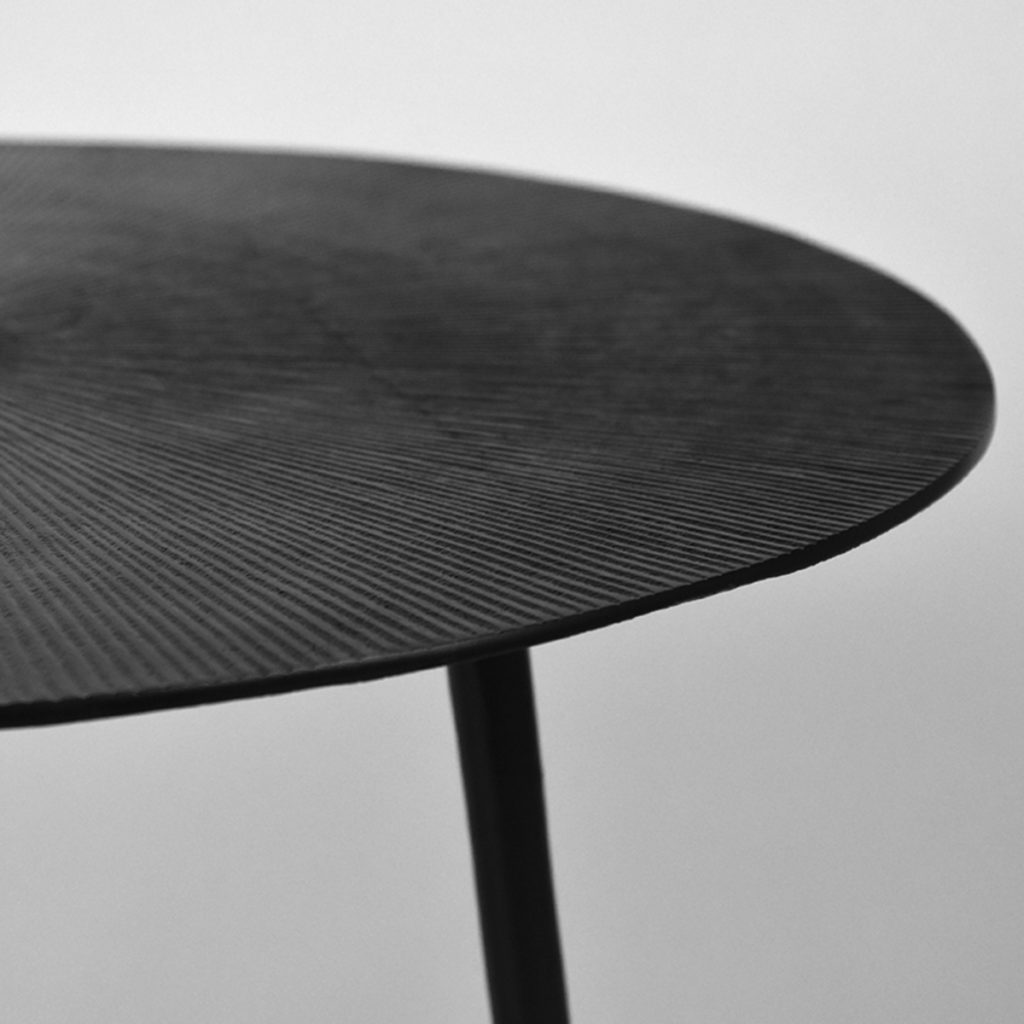 LABEL51 Salontafel Nobby - Zwart - Metaal - 50 cm - Afbeelding 3