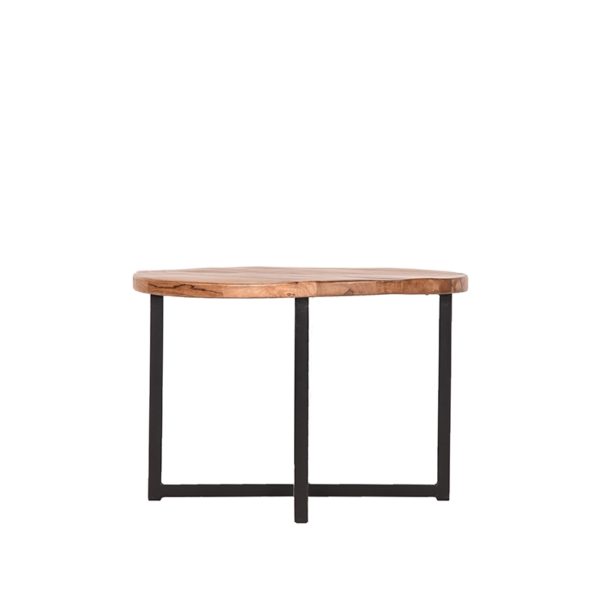 LABEL51 Bijzettafel Dex - Rough - Mangohout - 60 cm - Afbeelding 4