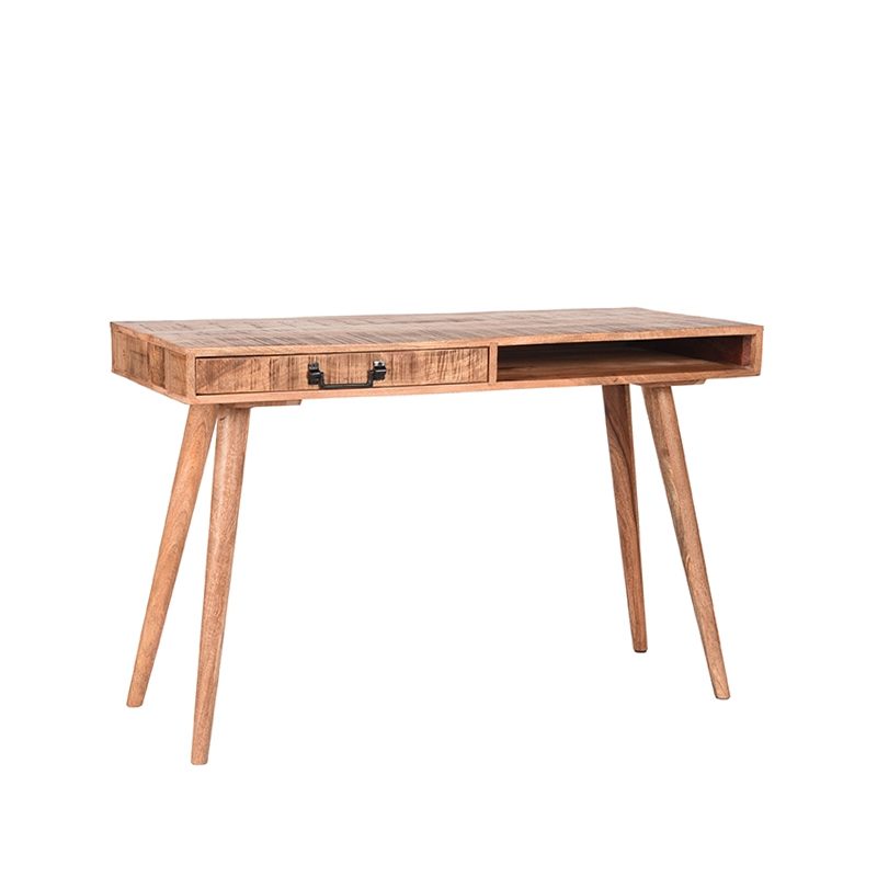 Het Steigerhouthuis LABEL51 Bureau Steady - Rough - Mangohout - 118 cm