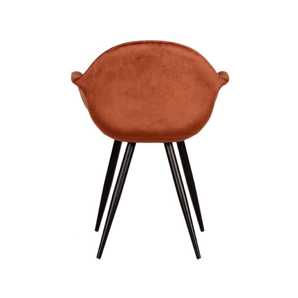 LABEL51 Eetkamerstoel Forli - Rust - Fluweel - Afbeelding 4