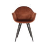 LABEL51 Eetkamerstoel Forli - Rust - Fluweel - Afbeelding 2