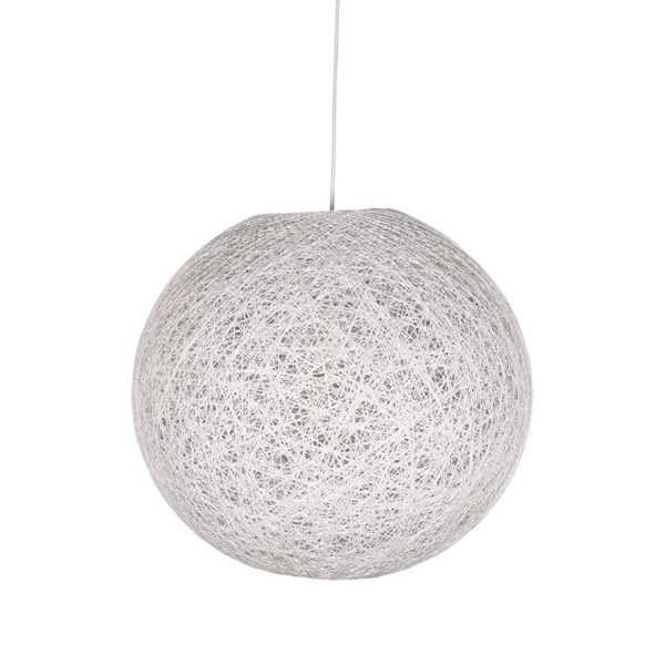 LABEL51 Hanglamp Twist - Wit - Vlas - L - Afbeelding 2
