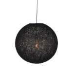 LABEL51 Hanglamp Twist - Zwart - Vlas - L