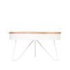 LABEL51 Salontafel Saran - Wit - Mangohout - 80 cm - Afbeelding 2