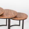 LABEL51 Salontafel Set Triplet - Rough - Mangohout - Afbeelding 4