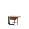LABEL51 Salontafel Set Triplet - Rough - Mangohout - Afbeelding 3