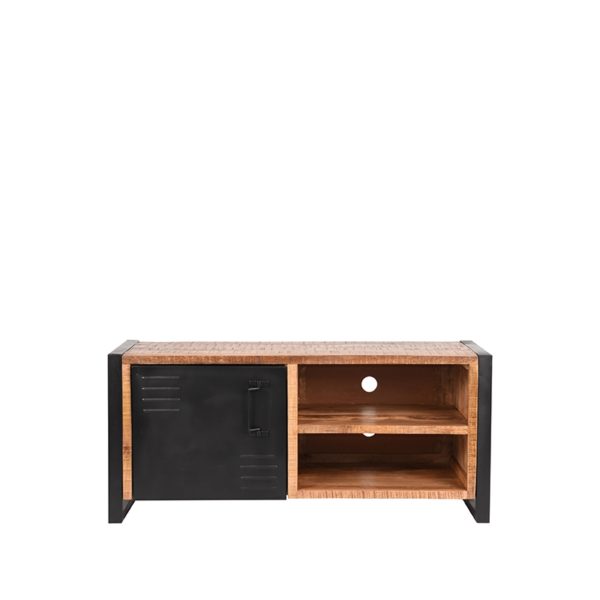 LABEL51 Tv-meubel Brussels - Rough - Mangohout - Tv-Meubel 115 cm - Afbeelding 3