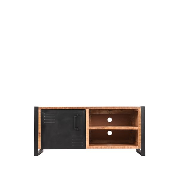 LABEL51 Tv-meubel Brussels - Rough - Mangohout - Tv-Meubel 115 cm - Afbeelding 4