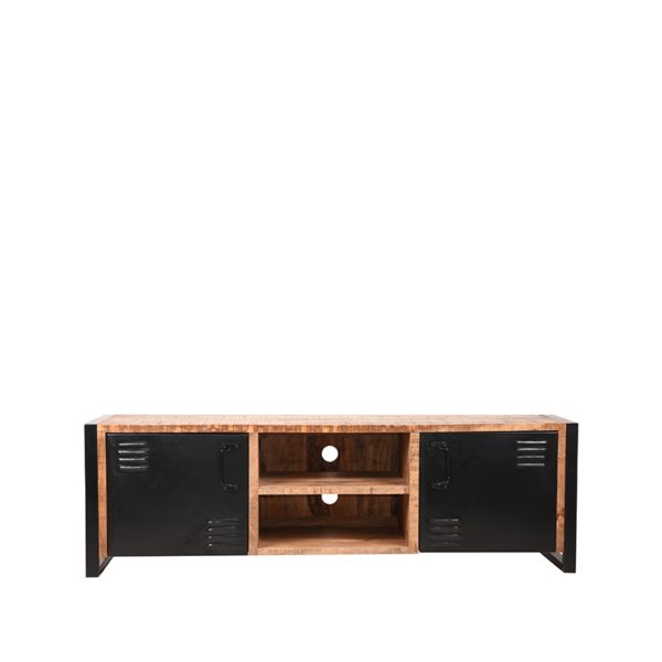 LABEL51 Tv-meubel Brussels - Rough - Mangohout - Tv-Meubel 160 cm - Afbeelding 3
