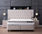 Opbergboxspring Oxybedd Beige 160x200