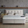 Opbergboxspring Modebedd Beige 160x200