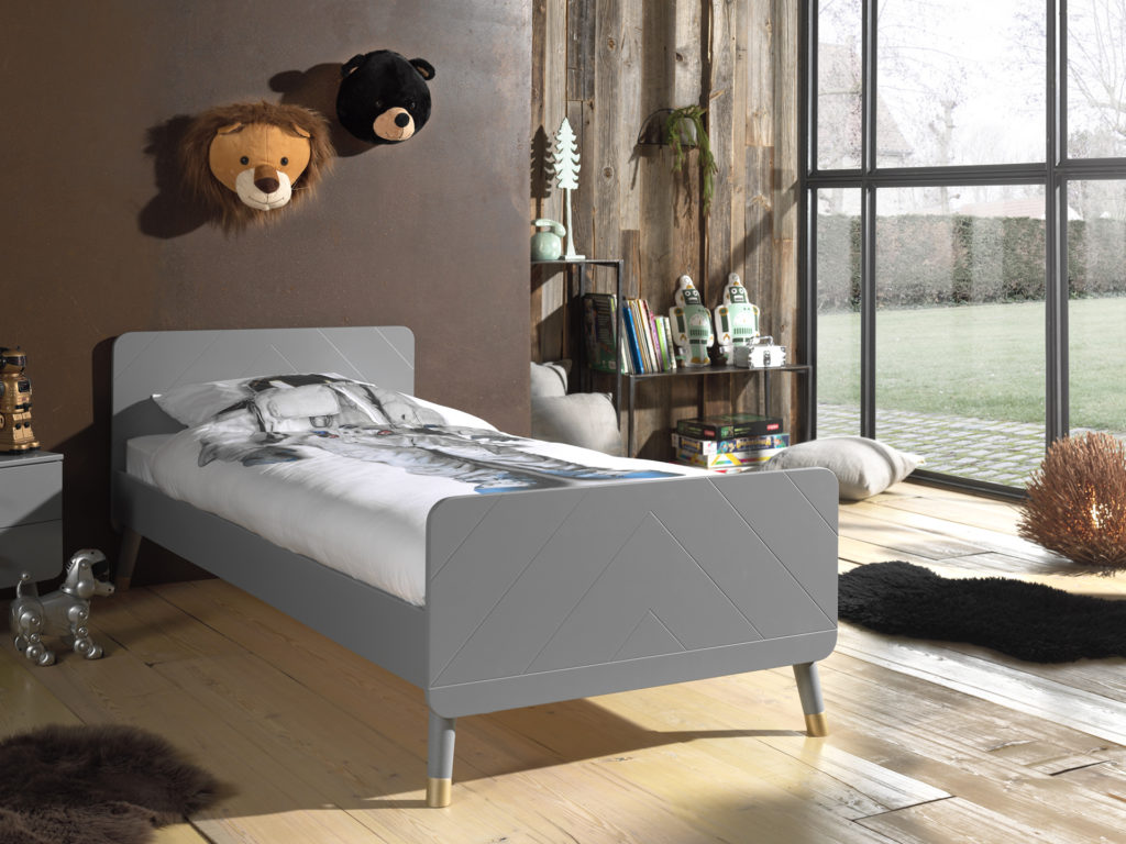 BILLY BED TIMELESS GRIJS 90x200 CM - Afbeelding 2