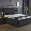 Opbergboxspring Chestybedd Antraciet 140x200 - Afbeelding 2
