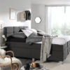 Boxspring Gustavo Antraciet 160x200 - Afbeelding 2