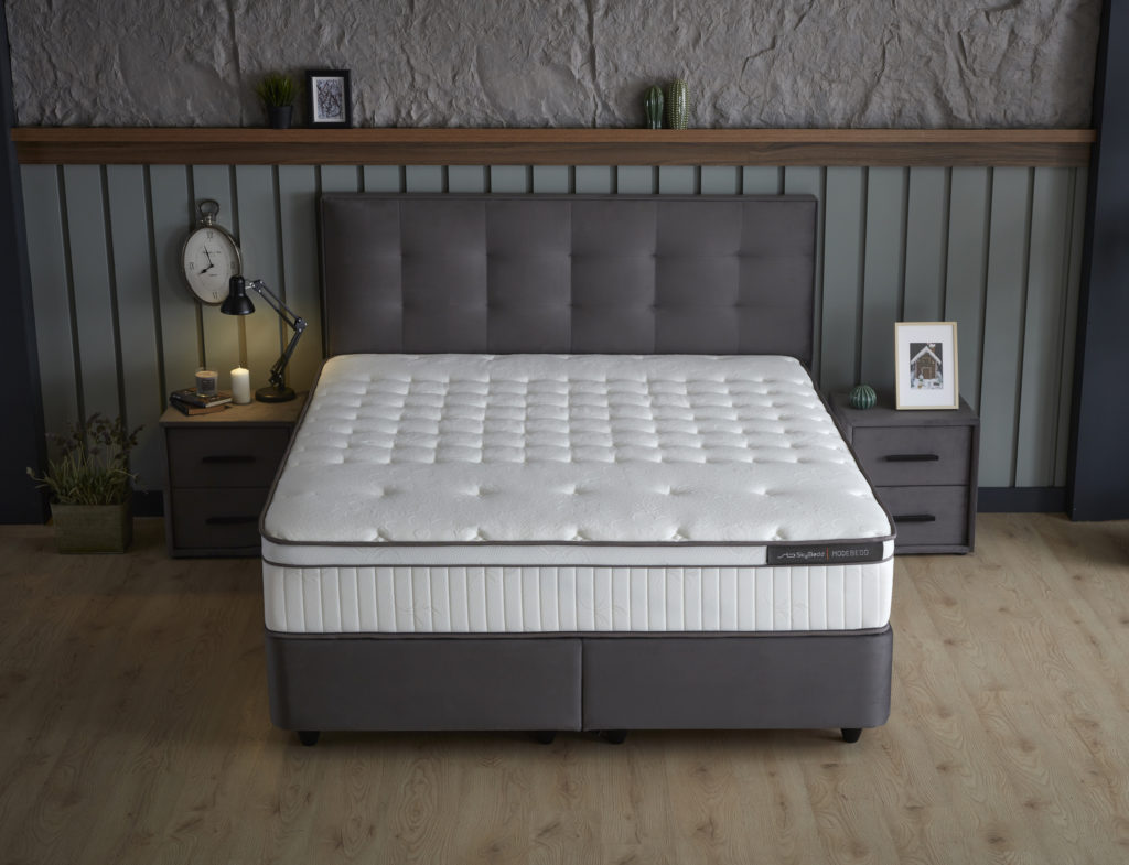 Opbergboxspring Modebedd Antraciet 140x200 - Afbeelding 2