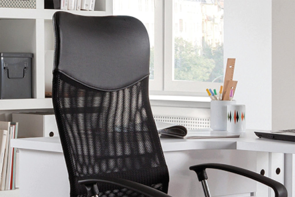 Bureaustoel 'Max' Mesh Zwart (1c) - Afbeelding 2