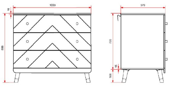 Deze BILLY-combinatie bestaat uit het witte BILLY-bed (90x200cm), het witte nachtkastje, de 2-deurs kleerkast en de commode. - Afbeelding 16