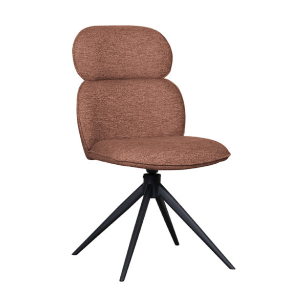 LABEL51 Eetkamerstoel Finn - Coral - Boucle - Afbeelding 2