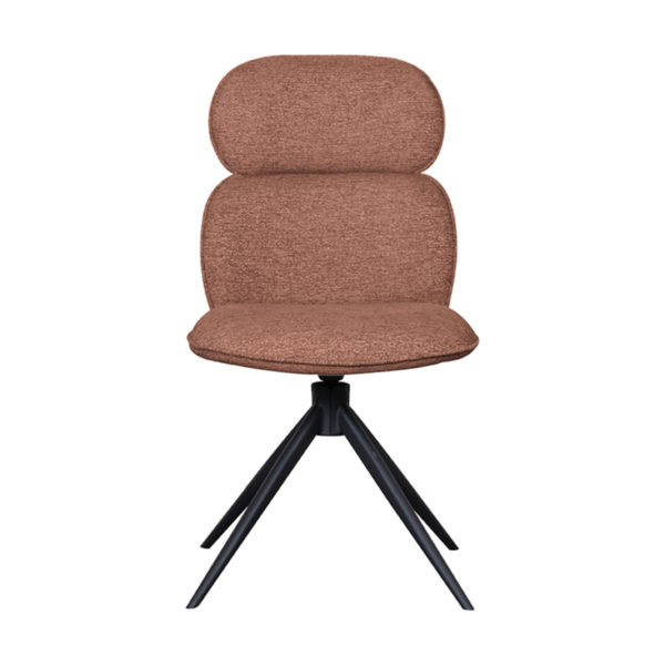 LABEL51 Eetkamerstoel Finn - Coral - Boucle - Afbeelding 3