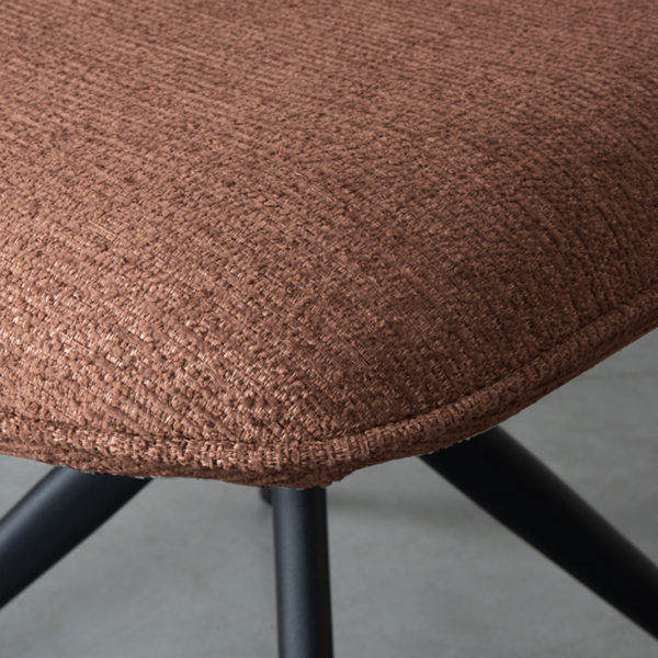 LABEL51 Eetkamerstoel Finn - Coral - Boucle - Afbeelding 6
