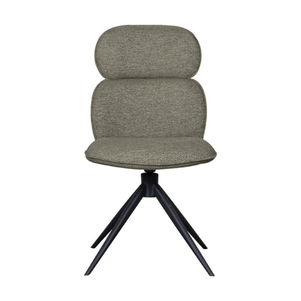 LABEL51 Eetkamerstoel Finn - Truffel grijs - Boucle - Afbeelding 4