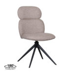 LABEL51 Eetkamerstoel Finn - Naturel - Boucle