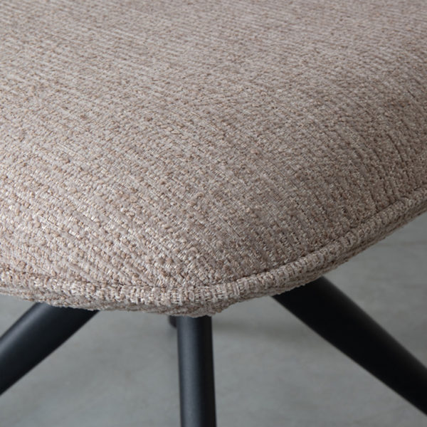 LABEL51 Eetkamerstoel Finn - Naturel - Boucle - Afbeelding 6