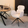 LABEL51 Eetkamerstoel Vidar - Naturel - Boucle - Afbeelding 2