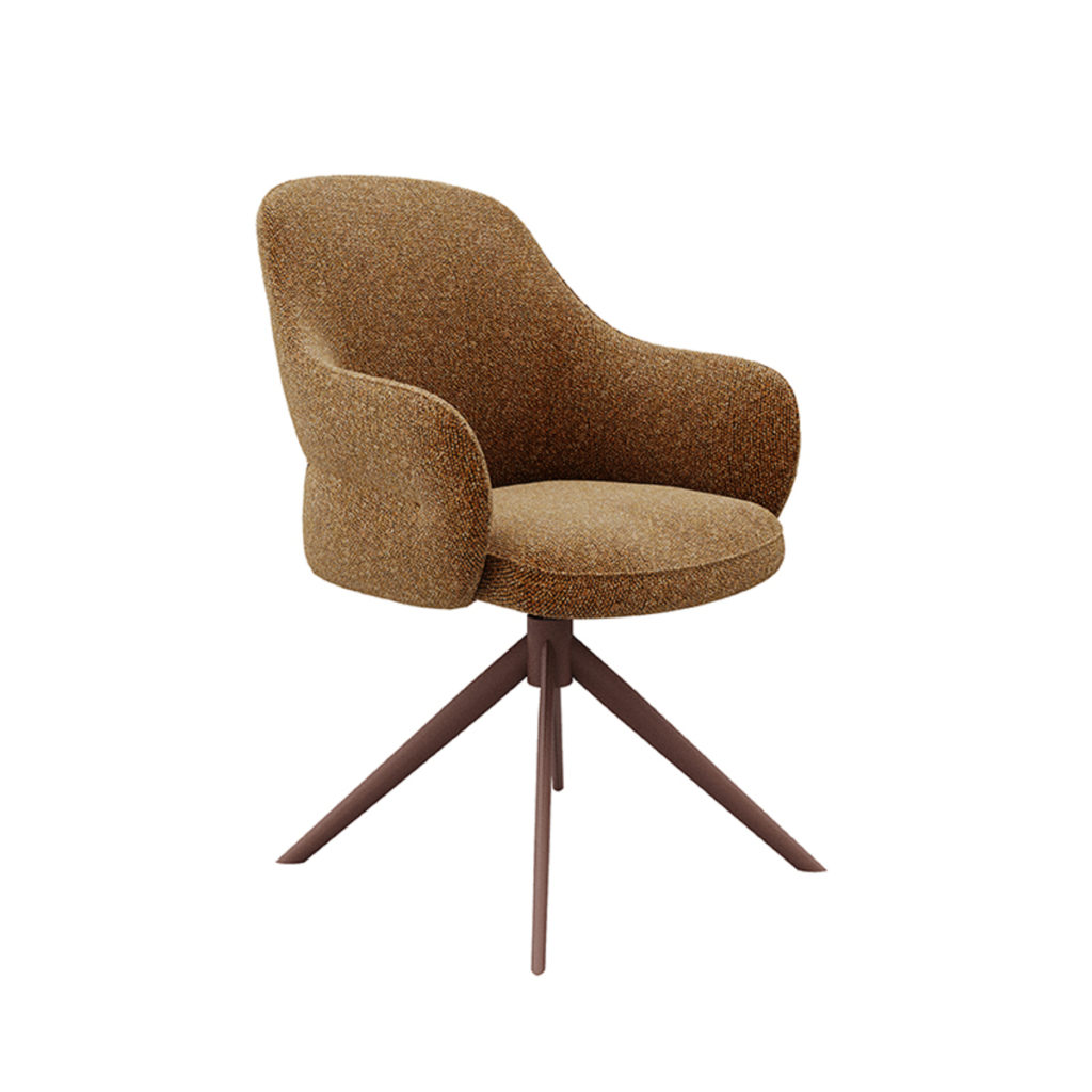 LABEL51 Eetkamerstoel Bern - Coral - Boucle - Afbeelding 2