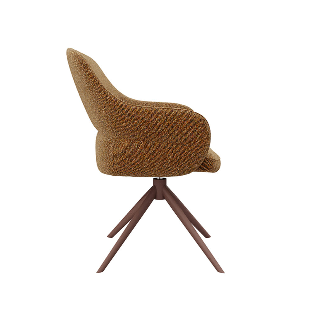 LABEL51 Eetkamerstoel Bern - Coral - Boucle - Afbeelding 4