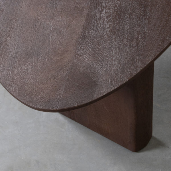 LABEL51 Salontafel Wow - Espresso - Mangohout - 135 cm - Afbeelding 5