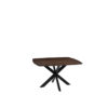 LABEL51 Eetkamertafel Blake - Espresso - Mangohout - 130x130 cm - Afbeelding 5