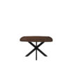 LABEL51 Eetkamertafel Blake - Espresso - Mangohout - 130x130 cm - Afbeelding 6